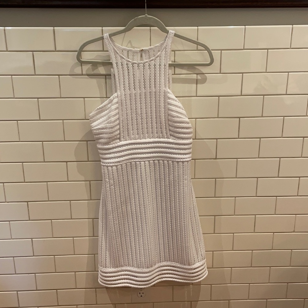 White open weave Lilly dress,